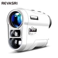 thumbnail image 1 of REVASRI Golf Laser Rangefinder 600M/800M/1000M with Slope and Flag Pole Lock Vibration for Golfing Sport, Hunting, Survey (white-rechargeable,600M), 1 of 7