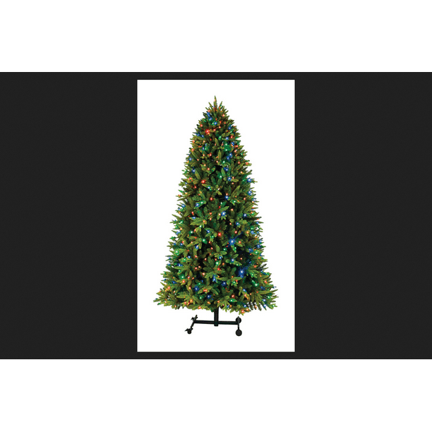 Polygroup Color Changing Prelit Grow And Stow Christmas Tree 700 Lights 9 Ft. 4303 Tips - Walmart.com