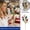 17 Inch, variant on American Independence Day Cuttings, Decorative Rose And Berry Cuttings,Patriotic Independence Day Artificial Flower Branch, Red White Blue Rose Berry Stem for Holiday Arrangements, 14 Inch