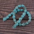 thumbnail image 4 of Tnarru 4xTurquoise Loose Bead Gemstone Skull Spacer Bead for DIY Jewelry Making Craft 4 Pcs, 4 of 8