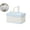 Blue, variant on Plastic Storage Bin with Lid Small Foldable Plastic Basket Storage Basket for Kitchen Office Bedroom Desktop Home Decor