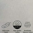 thumbnail image 3 of Complete 100% Cotton Flannel Sheet Set, Soft and Heavy Weight, Deep Pocket Sheets, 3 of 7