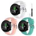 thumbnail image 2 of Watbro Compatible con correa Garmin Forerunner 45S, banda de reloj de repuesto deportiva de silicona suave, pulsera de correa de fitness para reloj inteligente Garmin Forerunner 45S, 2 of 2