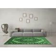 thumbnail image 3 of Ahgly Company Indoor Rectangle Persian Emerald Green Traditional Area Rugs, 2' x 5', 3 of 4