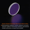 thumbnail image 4 of Uxcell Fiber Laser Protective Window Dia 25mm (0.98") Thickness 3mm (0.12") Fused Silica Quartz Lens for Laser Welding Machine, 4 of 5
