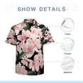 thumbnail image 7 of High Quality Hawaiian Shirts for Men Short Sleeve Aloha Beach Shirt Floral Summer Casual Button Down Shirts Blouses KB3YA5, 7 of 7
