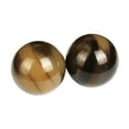thumbnail image 2 of Trayknick 2Pcs/Pair Health Baoding Ball Sea Willow Finger Exercise Resin Synthetic Smooth Stress Relieving Exercise Handball for Elders, 2 of 13