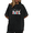 Black-4, variant on Happy Easter Goose Bunny Ears Graphic Tee Oversized Washed Casual Short Sleeve Top S-2XL