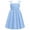 Light Blue, variant on Arshiner Girls Summer Dress Maxi Spaghetti Strap Ruched Flowy Beach Boho Casual Teen Girl Sundress