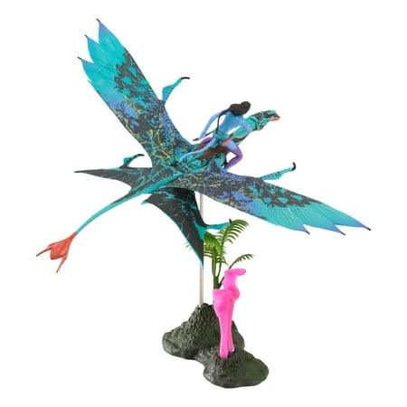 McFarlane Toys - Avatar World of Pandora Character with Vehicle - Seze Banshee & Neytiri