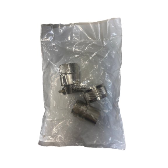 CA06COM-E18-4P Position 4 Circular Connector Plug, Male Pins Solder Cup