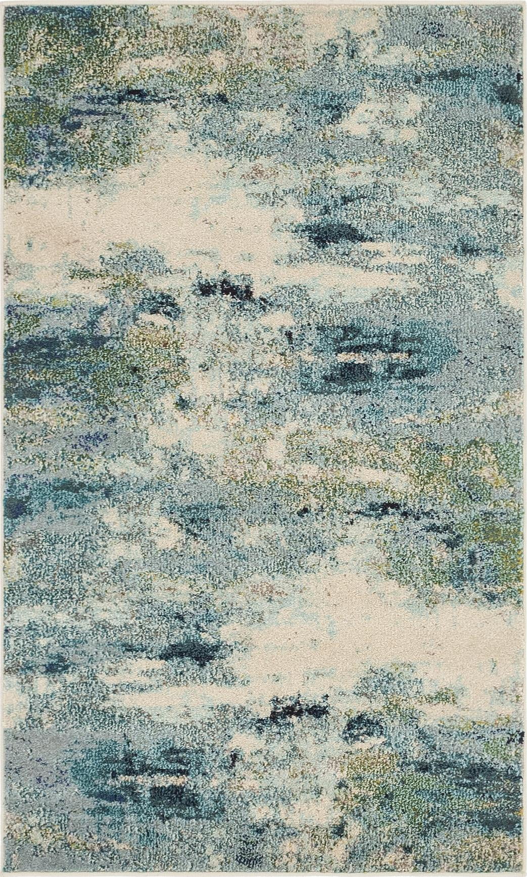 Unique Loom Avalon Chromatic Modern Abstract Area Rug or Runner