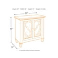 thumbnail image 3 of Signature Design by Ashley Mirimyn Accent Cabinet, 3 of 3