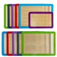 thumbnail image 3 of Nvzi-a silicone non stick, food safety baking mat, set of 2, rectangular, 16.5 x 11.6 inches (cut corner coffee bottom gray edge), 3 of 3