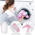 thumbnail image 2 of MasteelfCA 5pcs Fine Mesh Laundry Bag Cylinder Shaped Laundry Washing Bag Delicates Bag, 2 of 7
