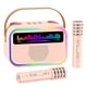 thumbnail image 1 of Máquina de karaoke TOZDTO Kids para niñas con 2 micrófonos, color rosa, 1 of 7