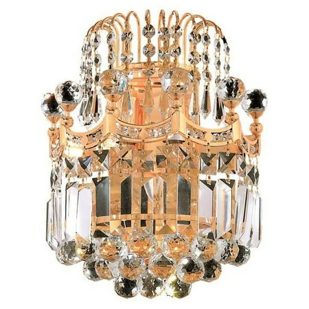 

Corona 2 light Gold Wall Sconce Clear Royal Cut Crystal