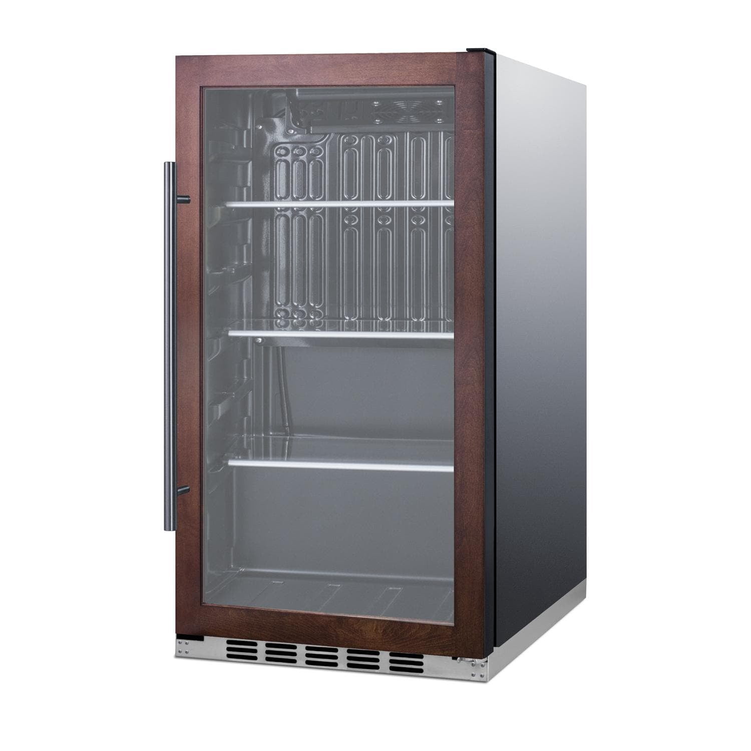 Summit 19-Inch 3.1 Cu. Ft. Panel Ready Shallow Depth Outdoor Compact Beverage Cooler - SCR1932BPNR