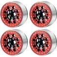 thumbnail image 2 of RCLIONS 4pcs Aluminum 1.9inch RC Beadlock Wheel Rim Replacement Ring for 1:10 Crawler RC Car 1.9" Wheels/Rims (Red), 2 of 11