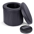 thumbnail image 2 of KDD Toilette Portable Camping Extérieur Tabouret Pliant pour Voiture, Toilette pour Camping, Randonnée, Bateau, Longs Trajets, Embouteillages, 2 of 4