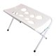 thumbnail image 1 of Mesa de peluquería para mascotas de interior con agujeros, cama de baño para lavar, tienda de recorte de uñas Gris, 1 of 9