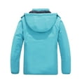 thumbnail image 2 of Skieer Women's Waterproof Ski Jacket Windproof Rain Jacket Winter Warm Hooded Coat Light Blue Small, 2 of 10