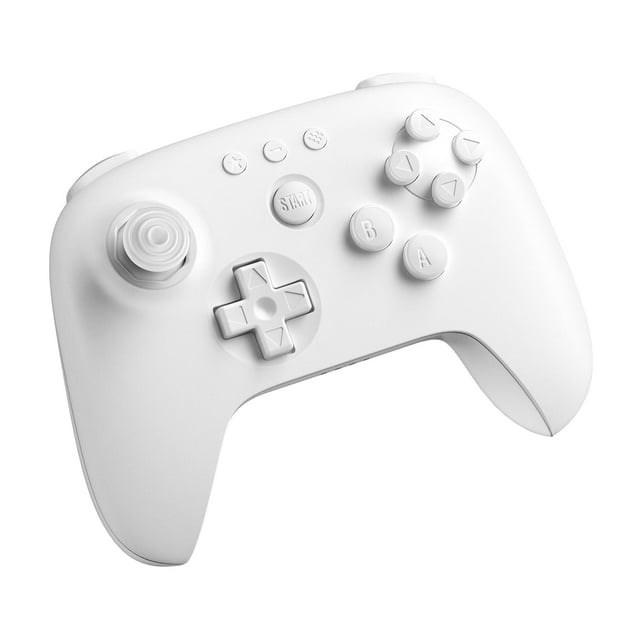 Controlador de videojuegos 8Bitdo 64 Bluetooth blanco cableado/inalámbrico