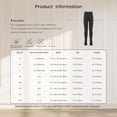 thumbnail image 4 of TiaoBug Baby Girls Tights Thick Leggings Cotton Stockings Pantyhose Warm Pants Knee High Sock Black&White&Light Gray 4-6, 4 of 4