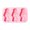 Pink, variant on Resin Casting Skeleton Mold Silicone Tray, Three Cavity Form for Decor, Party, Creative Display Projects