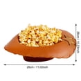 thumbnail image 3 of Cowboy Hat Popcorn Bucket, Brown Western Party Snack Bowl with Sheriff Star, 11.02 x 10.2 Inch Reusable Movie Night Serving Dish for Summer Festivals and BBQs, 3 of 6