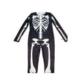 thumbnail image 4 of HOWPAY Adult Halloween Costumes Bone Skeleton Bodysuit Cosplay Outfit Full Frame One Piece Jumpsuit For Men Women Halloween Masquerade Party Wear Halloween Costumes L, 4 of 4