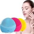 thumbnail image 3 of Cepillo Limpiador exfoliante Facial Eléctrico Recargable Usb Color MobileCity Azul, 3 of 4