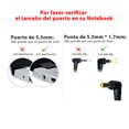 thumbnail image 2 of Cargador portátil Acer Aspire 65W 19V 3.42A Adaptador de corriente, 2 of 3