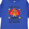 thumbnail image 4 of Inktastic This Little Turkey is Going to Be a Big Sister Girls Long Sleeve Toddler T-Shirt, 4 of 5