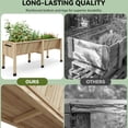 thumbnail image 5 of Riedhoff Wood Raised Garden Bed, 45.86 x 23.62 x 30.31", Rectangle Planter Box, Natural Color, 5 of 7