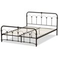thumbnail image 4 of Baxton Studio Celeste Queen Metal Spindle Bed in Black, 4 of 7