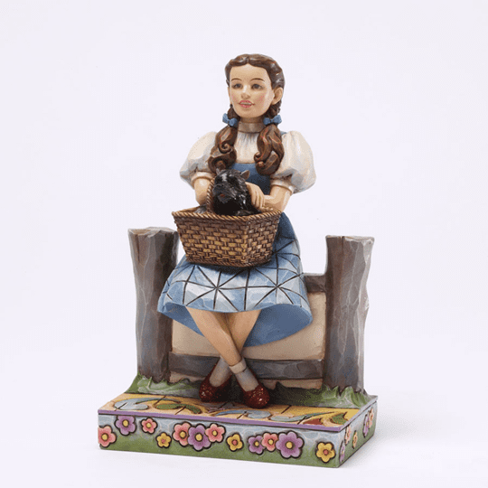 Enesco Jim Shore Wizard of Oz Dorothy and TOTO Figurine, 5.875Inch