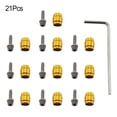 thumbnail image 4 of Bgsha Rival 1 Rival 22 et S700 pour Freins SRAM Insert Olive Kit de Raccord de Tuyau Insert Olive Ensemble de 21 Pcs Rouge Noir Argent, 4 of 10