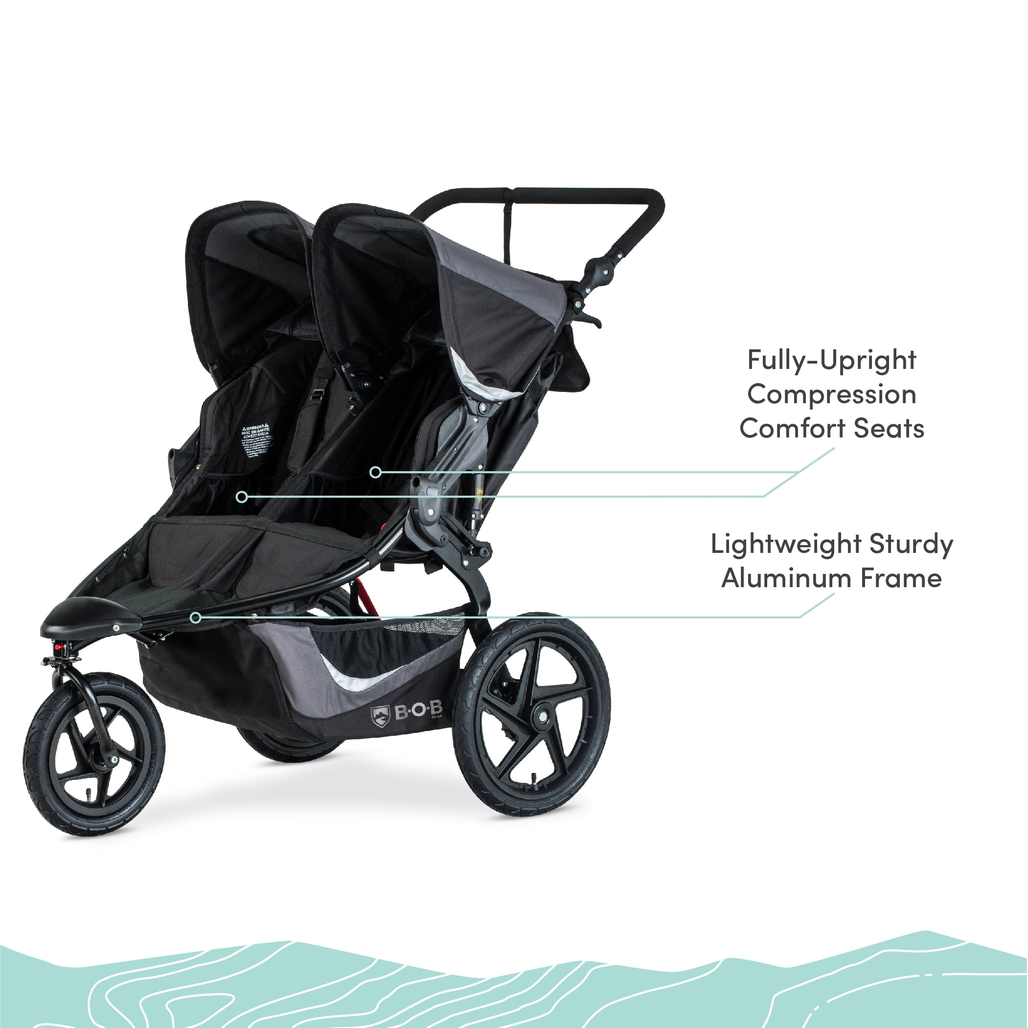bob revolution flex duallie jogging stroller