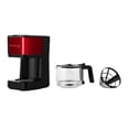 thumbnail image 3 of Cafetera Holstein Housewares 5 Tazas Rojo Metalizado, 3 of 4