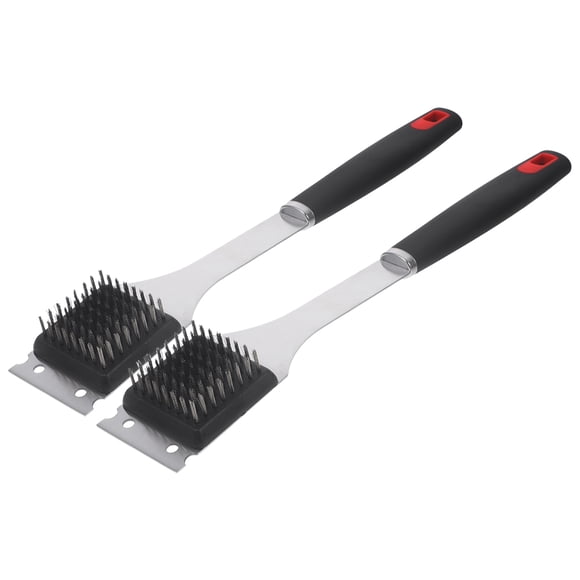 2Pcs Barbecue Grill Cleaner Two-in-one Cleaner Grill Rack Cleaner BBQ Supply Portable BBQ Supply