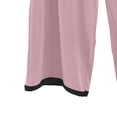 thumbnail image 5 of Ohufall Cropped Loungewear Pants for Women Straight Leg Loose Sleepwear Solid Color Comfort Pajama Pants, 5 of 6