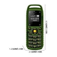 thumbnail image 3 of Kchsji BM25 Dual SIM Mini Keypad Cell Phone Bluetooth Earhook Detachable Hands-Free Calling Long Battery Life Pocket-Friendly for Travel Work Outdoor Communication Seniors Students Backup Phone Use, 3 of 6