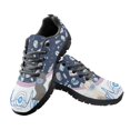 thumbnail image 1 of Zapatos casuales de enfermería para mujer, bonitos zapatos planos con estampado de gato y perro, zapatillas deportivas para correr, 1 of 6