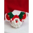 thumbnail image 4 of 1pc Knitted Christmas Santa Claus Pattern Pet Collar, 4 of 5