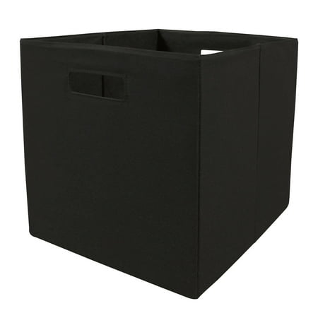 Fabric Black Storage Bin