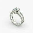 thumbnail image 4 of First Jewelry 1.9 Ct Pear-Shaped Moissanite Wedding Anniversary Ring for Wife - 14K White Gold Plated Engagement Women’s Ring - Moissanite Ring for Women’s - Wedding Moissanite Ring for Bridesmaid, 4 of 4