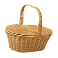 thumbnail image 5 of Baoblaze Picnic Basket Organizer Basket Decor Storage Bin Multipurpose Storage Basket L Oval, 5 of 8