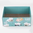 thumbnail image 4 of Cat Scratch Board Creative Corrugated Paper Cat House Cat Scratcher Cat Toy, 4 of 4