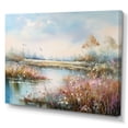 thumbnail image 2 of Designart "Meadow'S Flowered Charm" Meadow Wall Art Living Room, 2 of 7